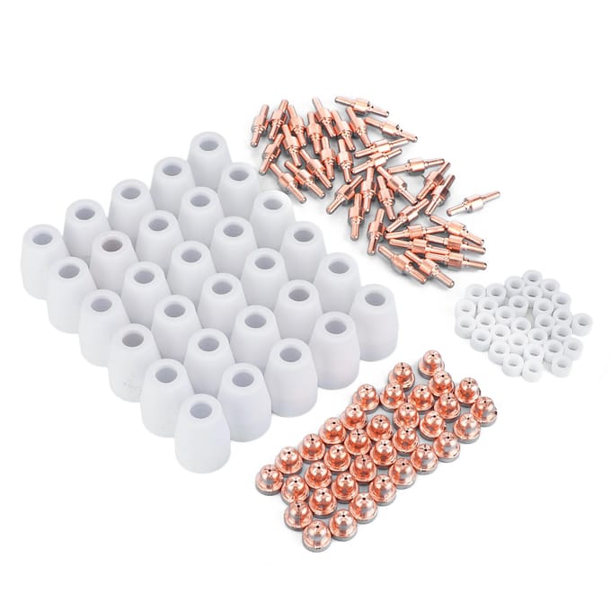 Lot de 130 buses de découpe plasma pour pistolet de soudage de véhicule, accessoires pour PT31 LG40