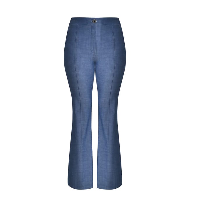 Jeans met voornaad dames Mat Fashion Bootcut