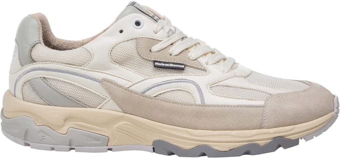 Floris Van Bommel Sfm-10258 De Rezer Sneakers - Suède - Heren - Beige - Maat 41⅓