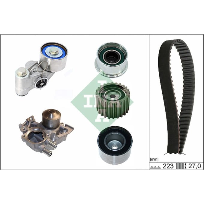 Schaeffler Ina Waterpomp + distributieriem set INA 530 0736 30