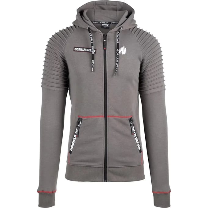 Hooded sweatshirt met rits Gorilla Wear Georgia