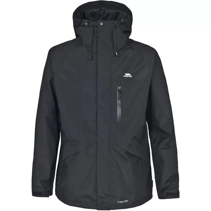Trespass regenjas Corvo Jacket - Herenjas Tp75 Zwart