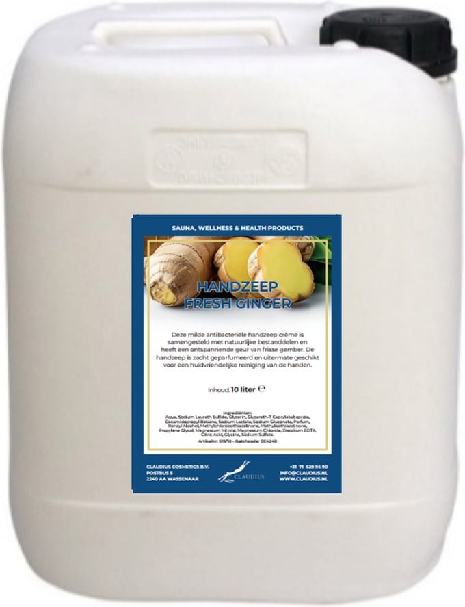 Handzeep Fresh Ginger 10 liter - navulling