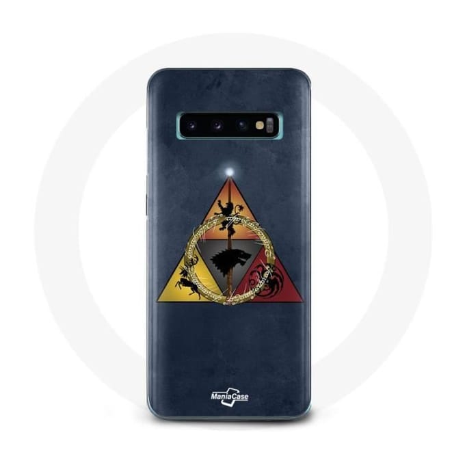 Coque - Game of Thrones - Samsung Galaxy S10 - Souple - Triangle Logo Baratheon - Mixte