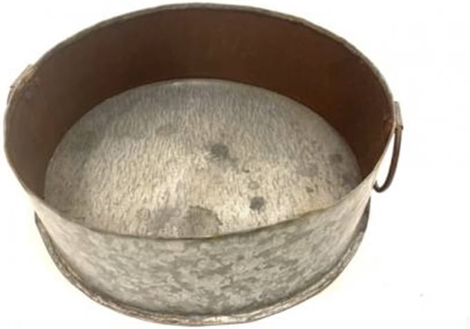 Dienblad - ijzeren dienblad - d28 cm - handgemaakt