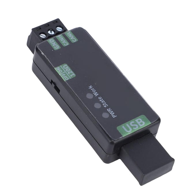 voor CANable 2.0 Pro S USB CAN Analyzer Module met Beschermende Behuizing USB naar CAN Converter Module voor 3D Printer black