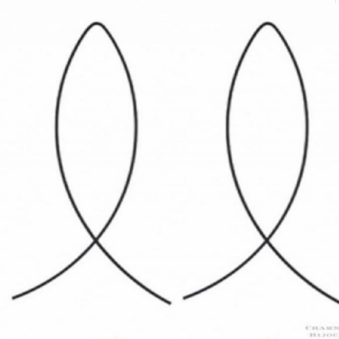 Oorbellen-Ichthus- Zwart- 7.5 cm