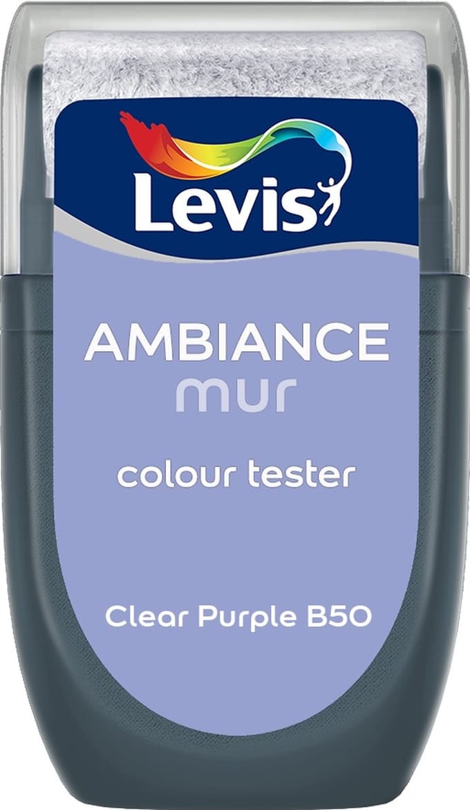 Levis - Muurverf Kleurtester Mat Mix - Clear Purple B50 - Mengverf - 30 Ml