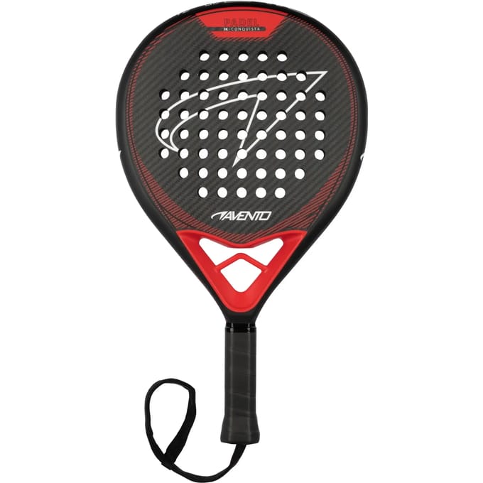 Avento Padelracket - Conquista - 3K Carbon - Rond - 368 gr