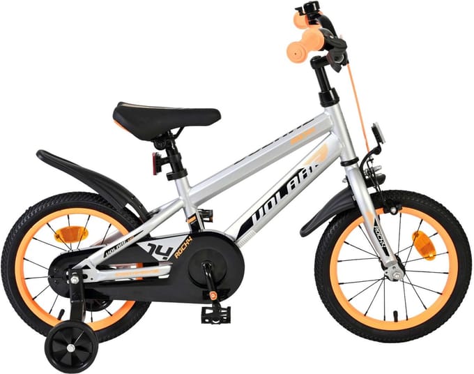 Volare Rocky Kinderfiets - Jongens - 14 inch - Grijs