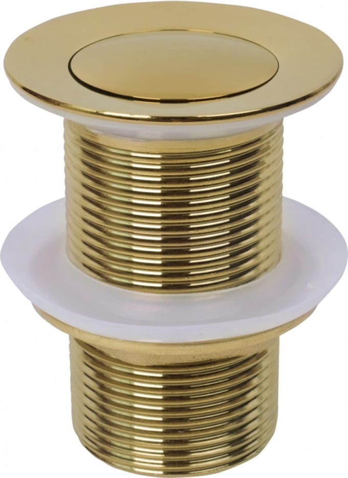 Mexen klik-klak plug klein rond, goud - 79915-50