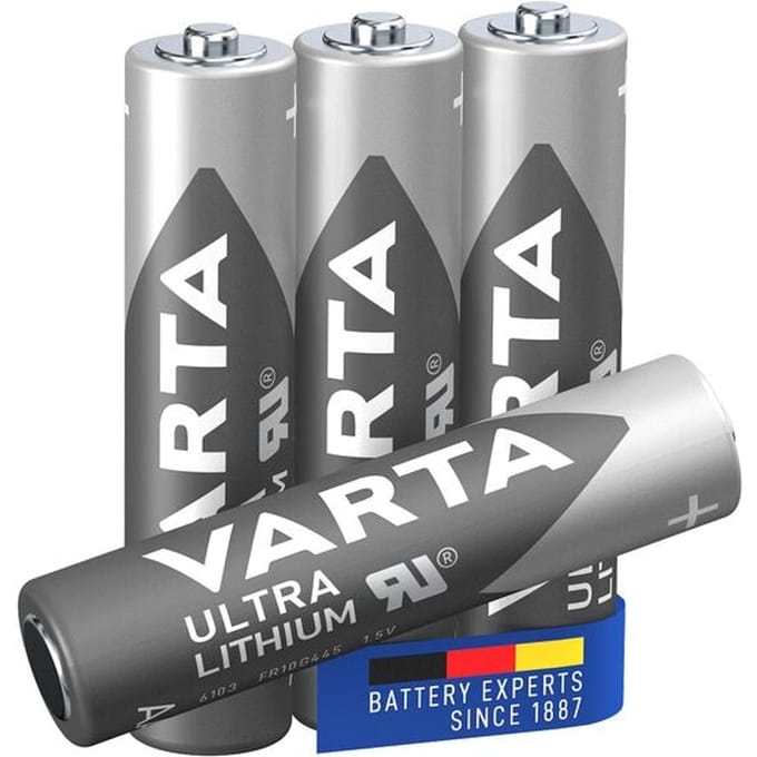 Varta LITHIUM AAA Bli 4 AAA batterij (potlood) Lithium 1100 mAh 1.5 V 4 stuk(s)