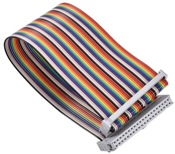 Dailygoody - Adaptor - Flexibele Flat Kabel - Tangle Free - 40-Pin - Geschikt voor Banana Pi en Raspberry Pi 2/3 - 20 cm