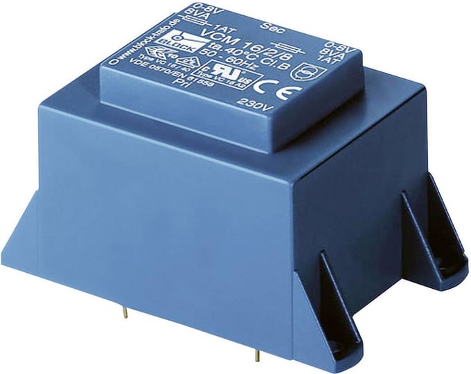 BLOCK VCM 25/2/12 Printtransformator 1 x 230 V 2 x 12 V/AC 25 VA 1.04 A