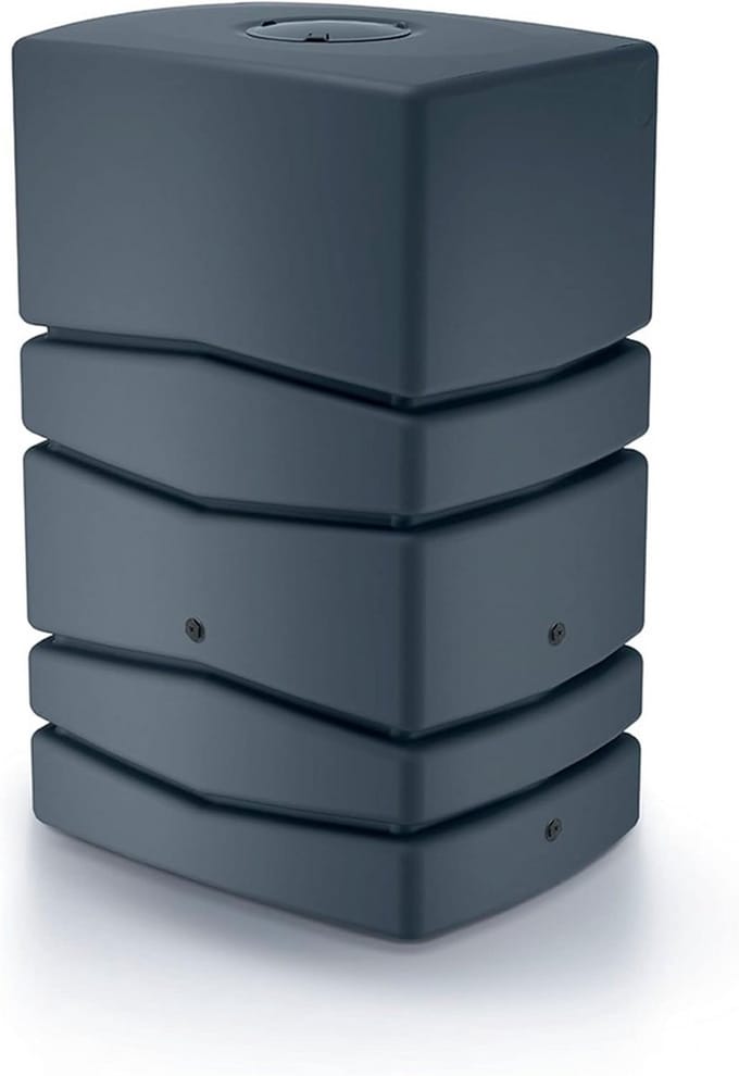 Regenton Cilinder 450 Liter Antraciet voor Regenwateropvang