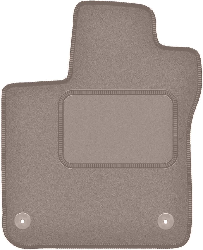 Bestuurdersmat beige voor: Smart ForFour II hatchback (2014-)