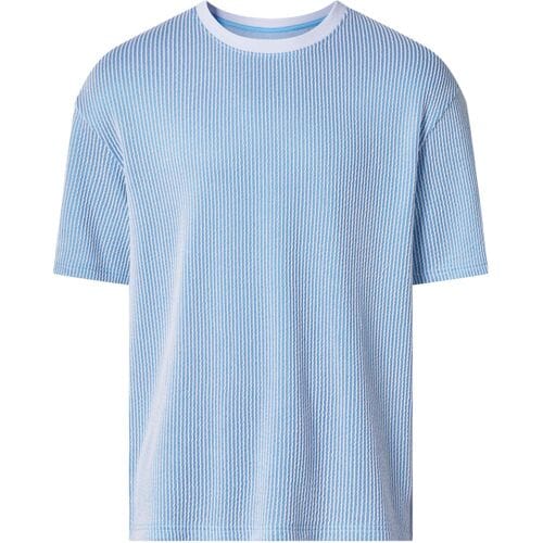ESMARA MEN Heren T-shirt (Blauw, M)