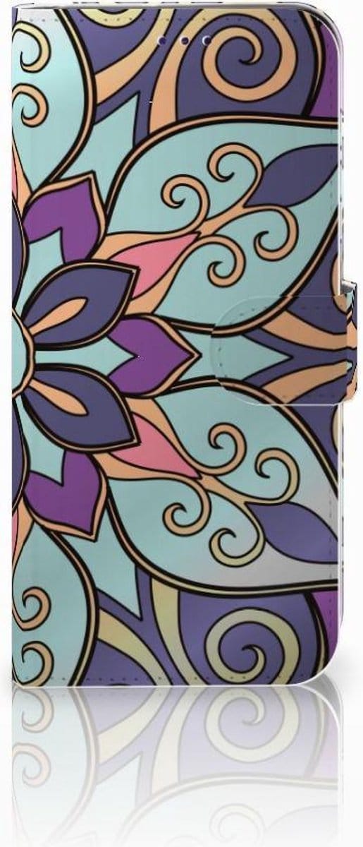 Samsung Galaxy A50 Hoesje Purple Flower
