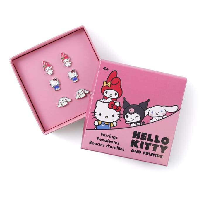 Hello Kitty - Anime Oorstekerset - Hello Kitty & Friends - meerkleurig