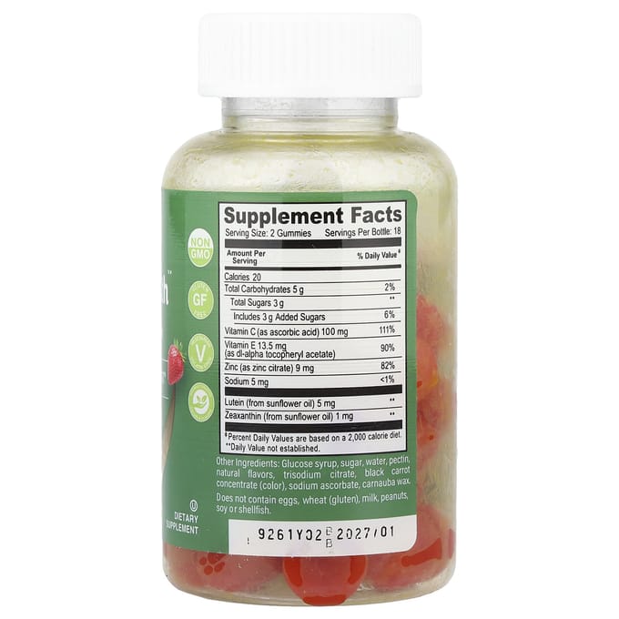 YumVs Ooggezondheid™ Gummies, Gemengde Bessen, 36 Gummies