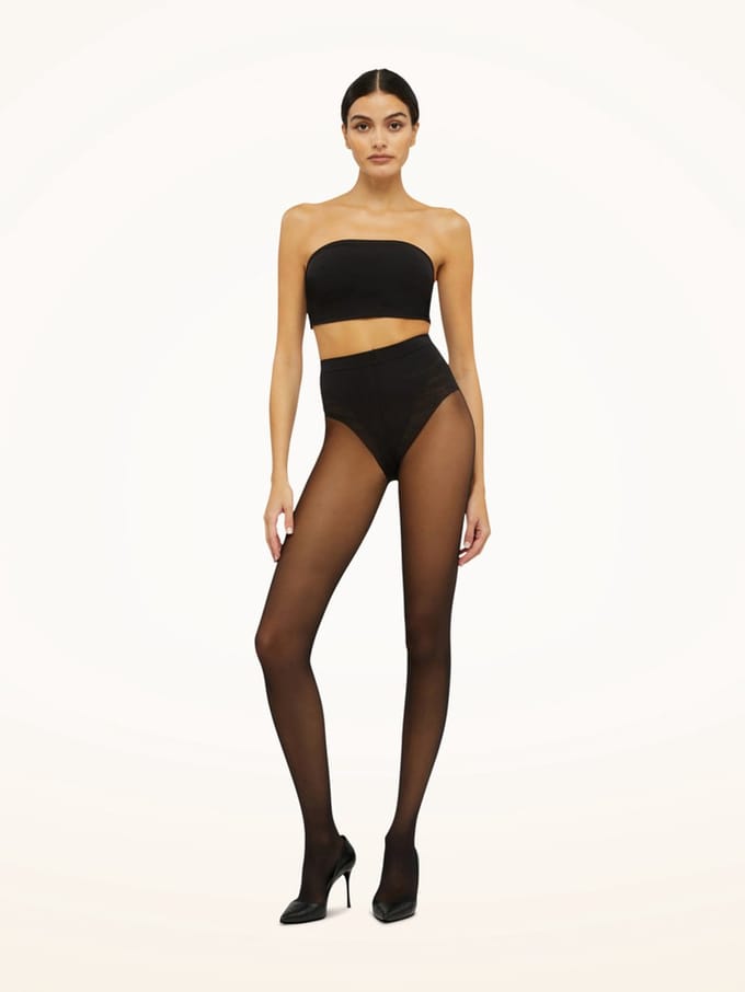 Tummy 20 control top Tights - black