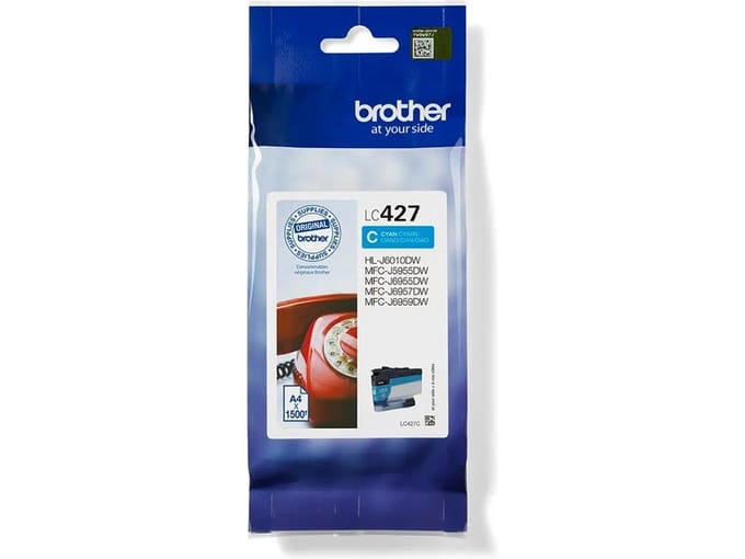 brother inktcartridge voor stofprinter PrintModa Studio HL-JF1 - Cyan, LC427C