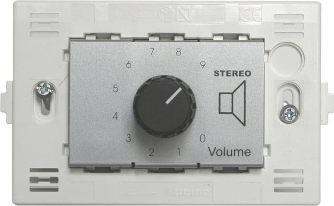 Artsound TNS-VOLST, stereo vol. reg. BT Light Tech, zilver