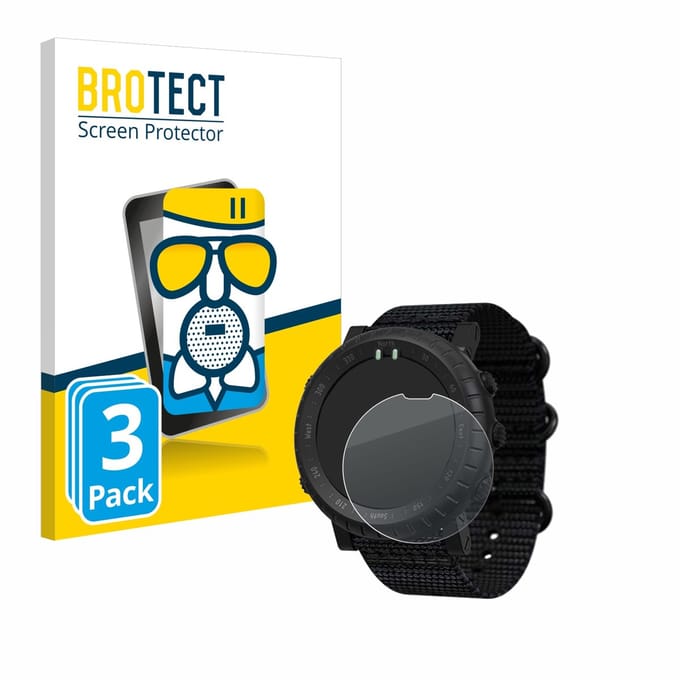 BROTECT - Screenprotector voor Suunto Core Alpha - Folie Beschermfolie Beschermglas matte 3 Stuks