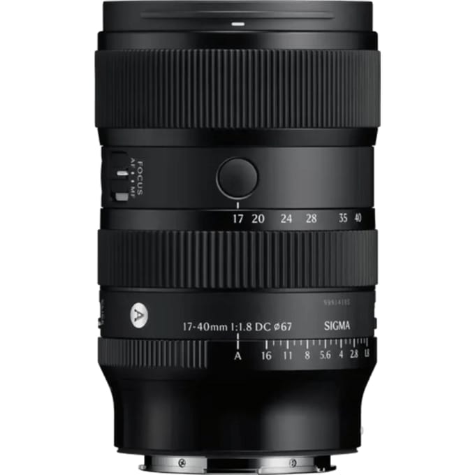 Sigma 17-40mm f/1.8 DC Art Fujifilm X-mount