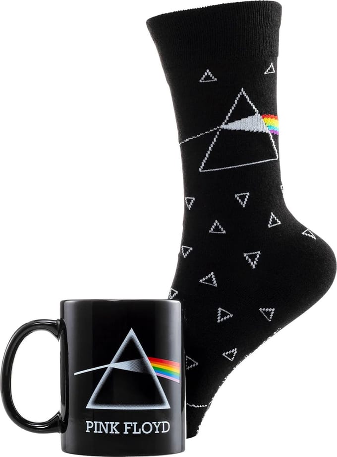 Pyramid - PINK FLOYD MUG & SOCK SET - UK sizes 3-8 (EU 36-41) - Sokken