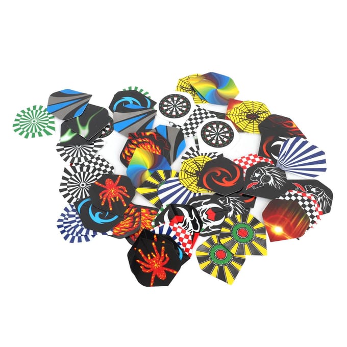 Dart Flights 60 STUKS Standaard Vorm Professionele Flight Veer Vervanging Staarten Vleugel voor Stalen Punt gray