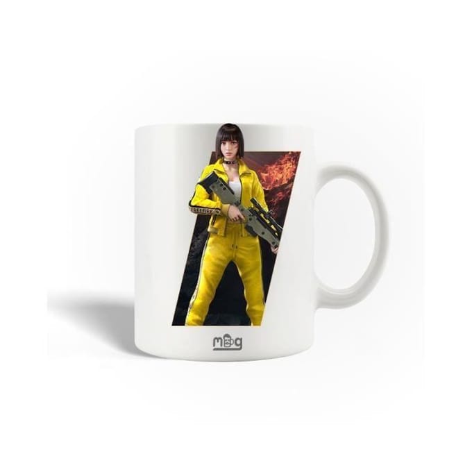 Keramische Mok - Garena Free Fire - 30cl - Vaatwasmachinebestendig - Wit - Cilindrisch