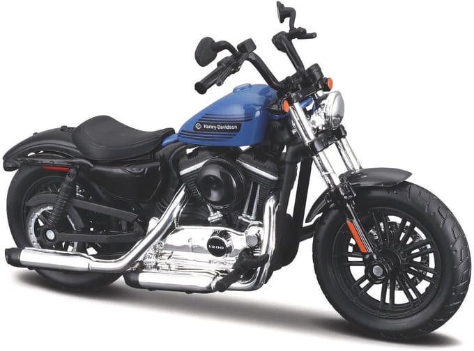 Maisto Harley-Davidson Forty-Eight - Modelauto - Schaal 1:18 - Blauw/Zwart