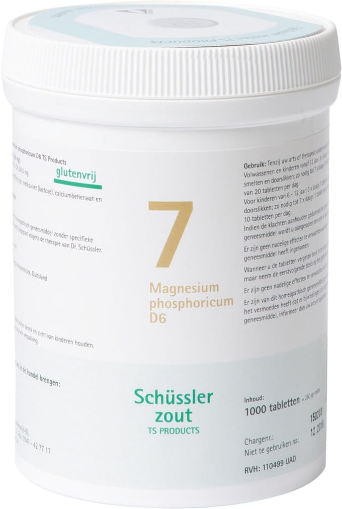 Schüssler Zout Nr. 7 Magnesium Phosphoricum D6 - 1 x 1000 Tabletten