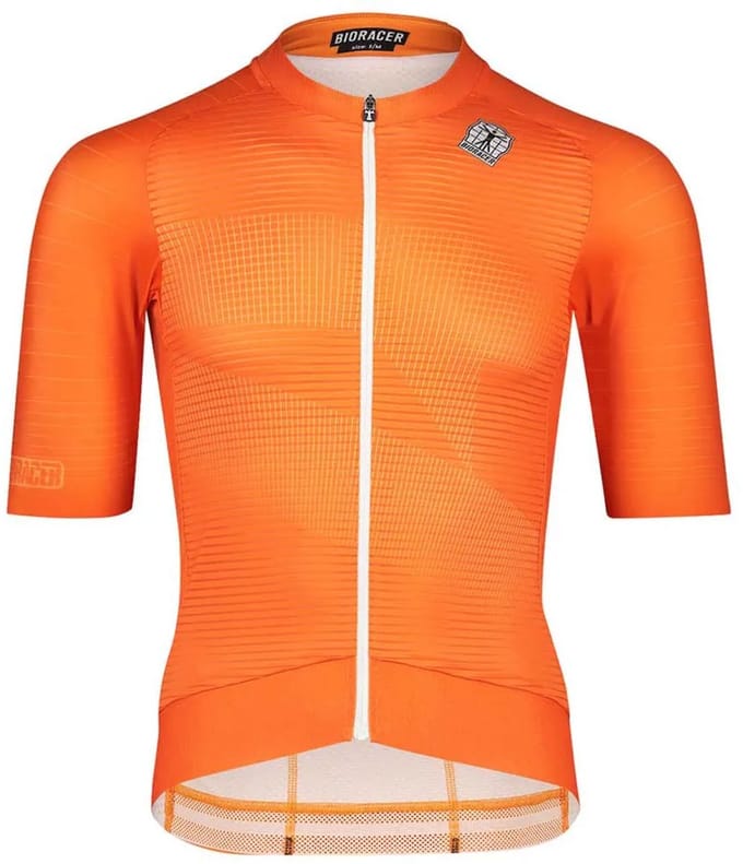 Bioracer Epic Ultralight Korte Mouw Wielertrui Oranje S Man