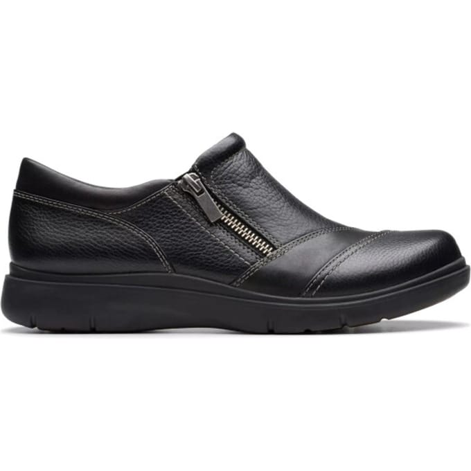 Clarks Certina Pure - dames instapper - Zwart - maat 36 (EU) 3.5 (UK)