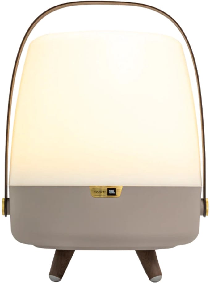Kooduu Lite-Up Play - Draagbare Speaker Lamp - Krachtig Geluid - Warm Wit Licht - Earth