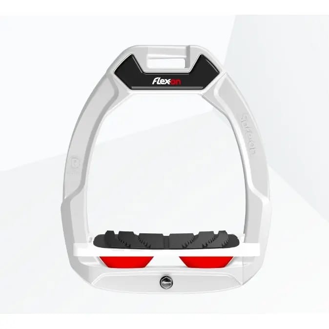 Veiligheidsstijgbeugels Rood/Wit/Wit Flex-On Safe-On