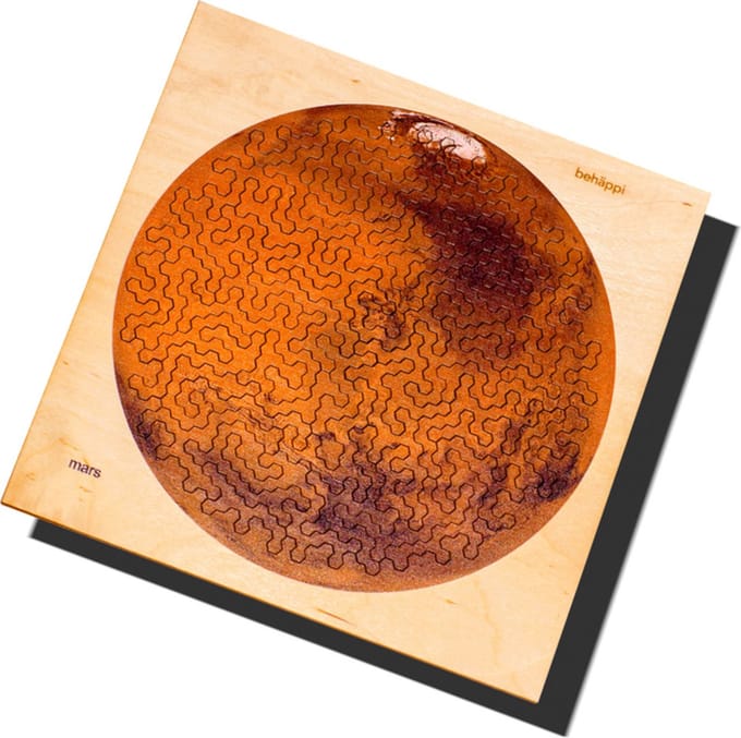 Behäppi - Hatchel Hard (houten puzzel) - Mars