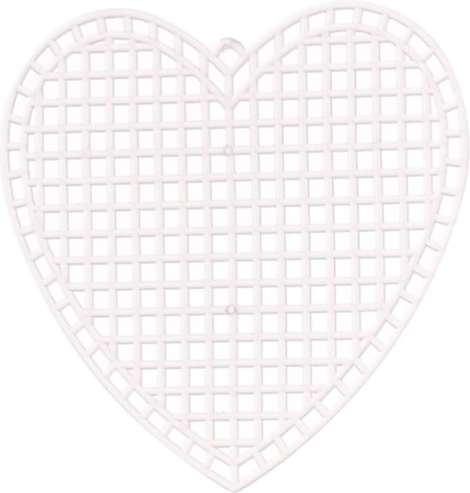Vaessen Creative Plastic Stramien - Heart - Ø7,5cm - 3 stuks