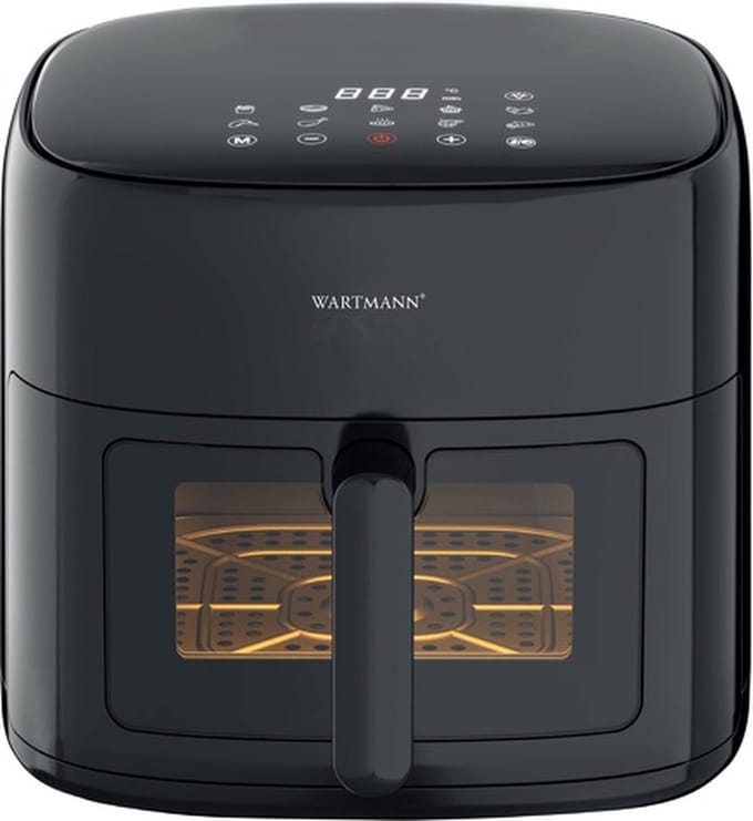 Wartmann Airfryer / Heteluchtfriteuse - PFAS-vrij - WM-2408 AF - 1500 W - 6 liter