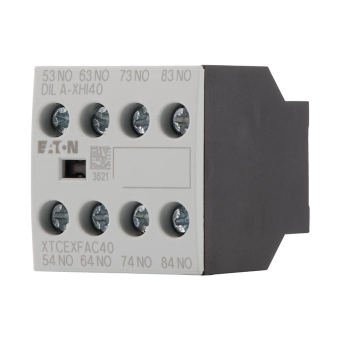 Eaton DILA-XHI40 Hulpschakelblok 4x NO 4 A Opsteekbaar Geschikt voor merk (relais): Eaton Piece 1 stuk(s)