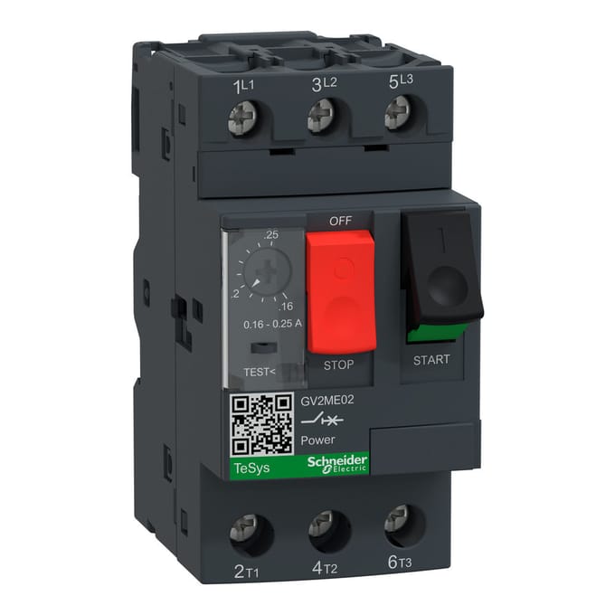 Schneider Electric GV2ME02 GV2ME02 Motorbeveiligingsschakelaar 1 stuk(s)