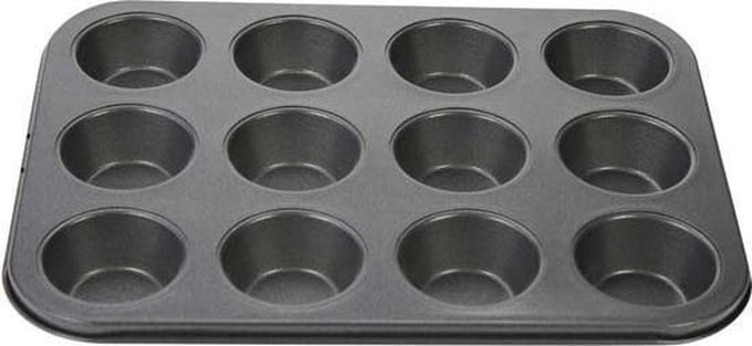 Cosy & Trendy Mini Muffinvorm Zwart 12 Muffins