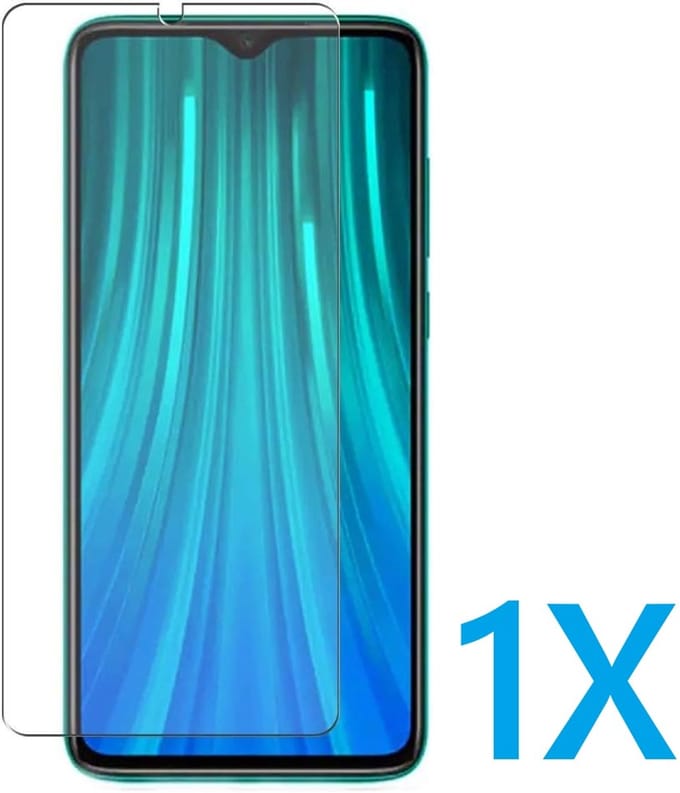 Glasplaatje Geschikt voor: Xiaomi Redmi Note 8T - 1x Screenprotector - screen protector - glas - bescherm - beschermglas