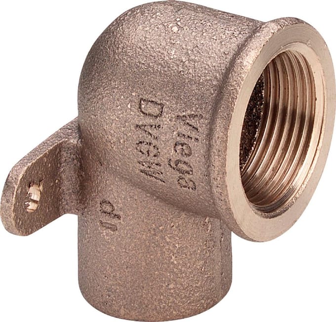 Viega Wandschijf, d 12mm, Rp 1/2 roodkoper Model 94472G, 103965