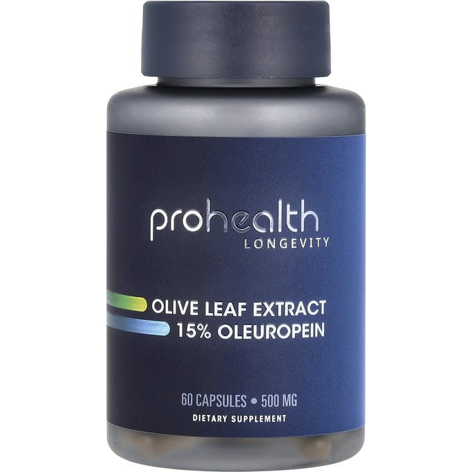Olijfblad Extract 15% Oleuropeïne, 500Mg, 60 Capsules