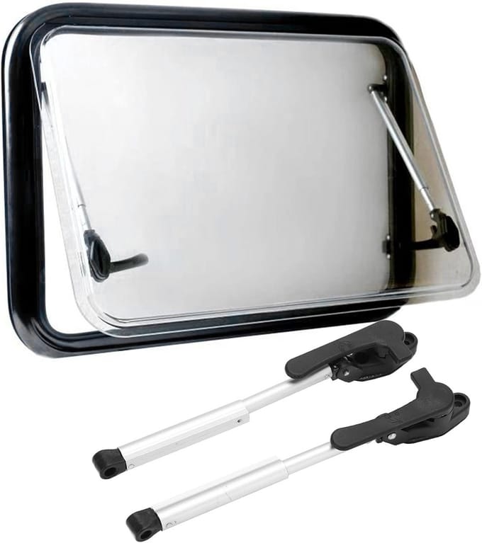 Telescopische Raamstang voor Caravan en Trailer - Verstelbaar 180mm tot 230mm