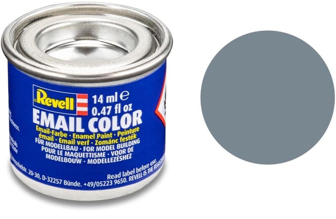 Revell Hobbyverf Enamel verf - #57 Grey - Matt - RAL7000 - Enamel - Verf potje - 14 ml