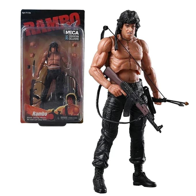 Direct Verzenden Rambo Force Of Freedom SDCC Beperkte Actiefiguur NECA | Handgemaakt Speelgoedmodel Decor